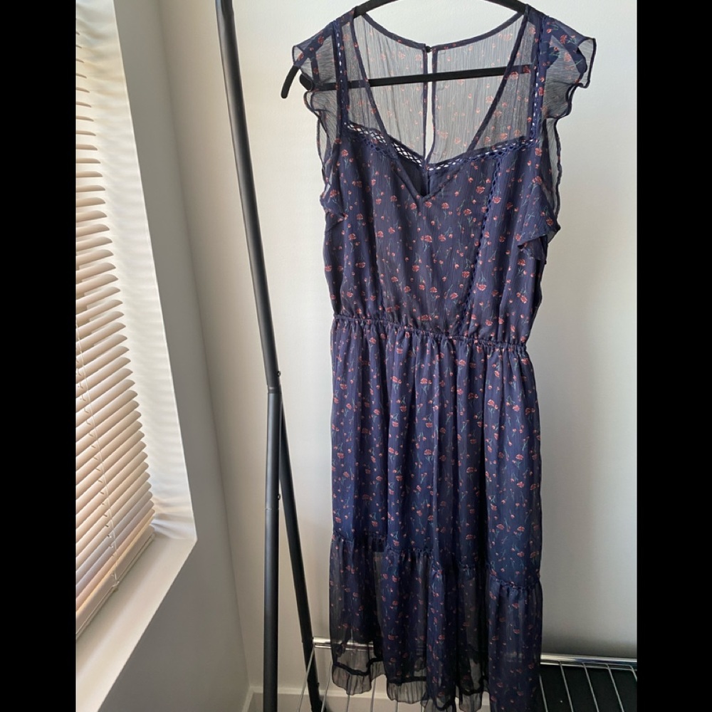 Floral midi dress
